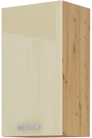 Felső konyhaszekrény Arryn 40 G-72 1F (artisan tölgy + fényes krém). 1024732