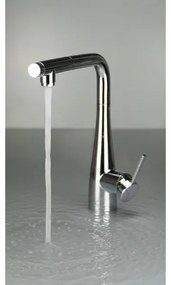 Deante BRE_075M - Mosogató csaptelep kihúzható zuhannyal, ERIDAN, króm