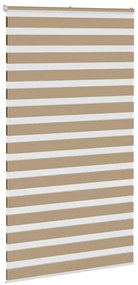 zebrafüggönnyel homokbarna szövetszélesség 130,9 cm poliészter