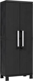 GARAGE Magas tároló szekrény fekete