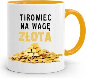 Kamionsofőrnek Tira Sárga Ajándék Bögre fényképes nyomattal