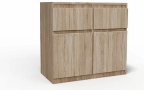 Washington 2S2F Komód Sonoma