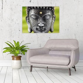 Üveg kép - Buddha szobor II. (70x50 cm)