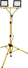 LED reflektor állvánnyal 2xLED/50W/230V 6500K IP65 sárga