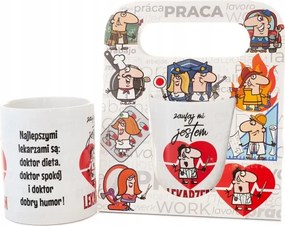 Ajándék bögre Orvosnak "Bízz bennem, orvos vagyok" Ajándék