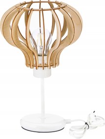 Éjjeli lámpa Loft asztali lámpa led E27 Fa