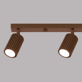 Brilagi - LED spotlámpa CRESTO 4xGU10/10W/230V barna