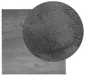 OVIEDO antracitszürke rövid szálú szőnyeg 200 x 200 cm