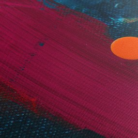 Színek képe (órával) (90x30 cm)