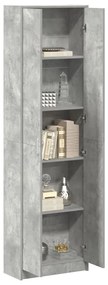szekrény beton szürke 55x25x189 cm mérnökelt fa