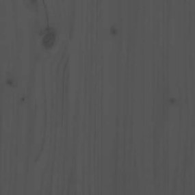 szürke tömör fenyőfa fali fejtámla 147 x 3 x 60 cm