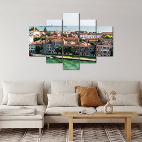Kép - Légi felvétel a városra (150x105 cm)