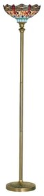 Searchlight EU1285 - Tiffany állólámpa SZITAKÖTŐ 1xE27/60W/230V