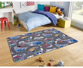 Play Race Track gyerekszőnyeg, 160 x 240 cm - Hanse Home
