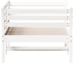 kanapéágy ágy matrac fehér 100x200 cm tömör fa fenyőfa