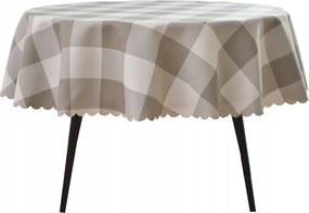 Abrosz Foltálló Kerek Kockás 110 CM Szürke-fehér Kör