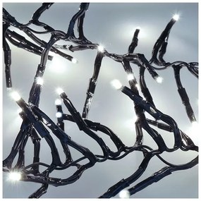 Solight 1V11-W - LED Karácsonyi lánc 576xLED/8 funkció 8m IP44 hideg fehér + távirányító