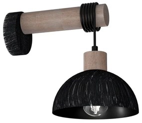 Fali lámpa ERIK 1xE27/60W/230V barna/fekete