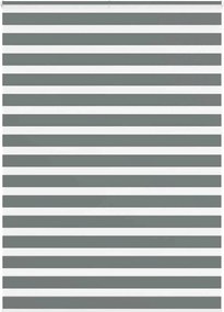 vidaXL zebrafüggönnyel sötét szürke szövetszélesség 150,9cm poliészter