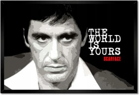 Poszterek keretben 60x40 The World Is Yours Pacino
