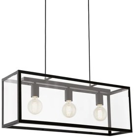 Eglo 49393 - Csillár CHARTERHOUSE 3xE27/60W/230V