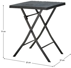 Kerti garnitúra Farok 210987 (fekete) (2 fő részére) . 1075507