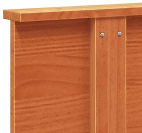 viaszbarna tömör fenyőfa fejtámla 160 cm