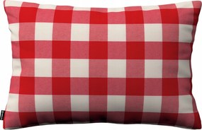 Dekoria párnahuzat piros-fehér kockás 60x40
