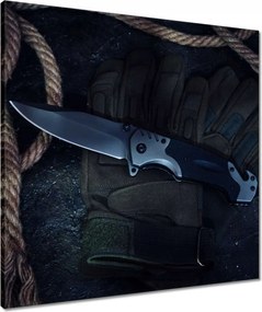Vászonkép 60x60 Taktikai túlélő kés