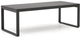 Fém kerti étkezőasztal 100.5x220 cm Galdana – Kave Home