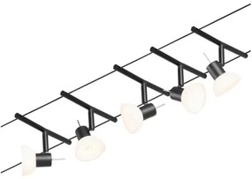 Paulmann 94450 - 5x GU5,3/10W SHEELA spotlámpa, 230V, fekete