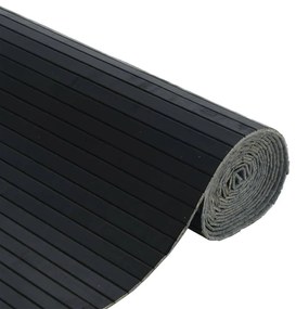 fekete bambusz térelválasztó 165 x 800 cm