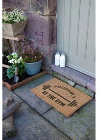 Kókuszrost lábtörlő 40x60 cm Probably At The Gym – Artsy Doormats