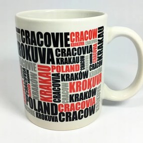 Boss Bögre Lengyel Felirat Krakkó Különböző Nyelveken