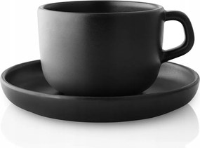 Eva Solo Nordic Kitchen Kávéscsésze csészealjjal 200 ml 4 db Fekete