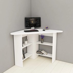 Íróasztal Corner - Fehér