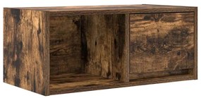 füstös tölgy színű szerelt fa TV-szekrény 60x31x25,5 cm