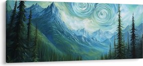 Kép - Táj Van Gogh érintésével (120x50 cm)
