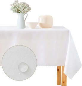 Foltálló Abrosz Sima Matt Univerzális Asztalra 150x350 Fehér Nagy