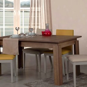 Huqqa étkezőasztal, sötét tölgy, 78 cm