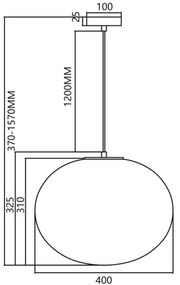 Csillár zsinóron CAMPANIA 1xE27/60W/230V arany