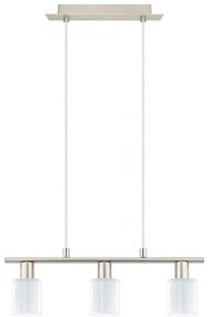 Eglo - LED csillár MY CHOICE 3xE14/4W/230V króm/fehér, kábellel