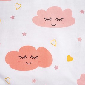 4Home Pink Clouds pamut ágyneműhuzat  rózsaszín , 100 x 135 cm, 40 x 60 cm, 100 x 135 cm, 40 x 60 cm