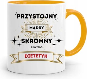 Dietetikusoknak Sárga Ajándék Bögre fényképes nyomtatással