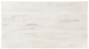 Fehér tömör mangófa dohányzóasztal 110 x 60 x 45 cm