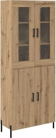 vidaXL Magasfiú Artisan tölgy 69,5 x 34 x 180 cm Faanyag