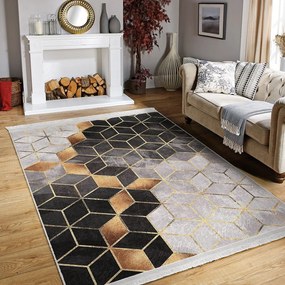 Szürke-aranyszínű szőnyeg 120x180 cm – Mila Home