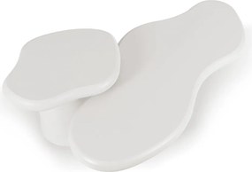 Dohányzóasztal szett fehér színben - ROSALIE