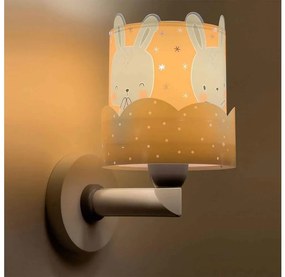 Dalber 61159S - Gyermek fali lámpa BUNNY 1xE27/60W/230V narancssárga
