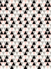 Flizelin fotótapéta Geometrikus háromszögek absztrakt stílus 206x275 +ragasztó